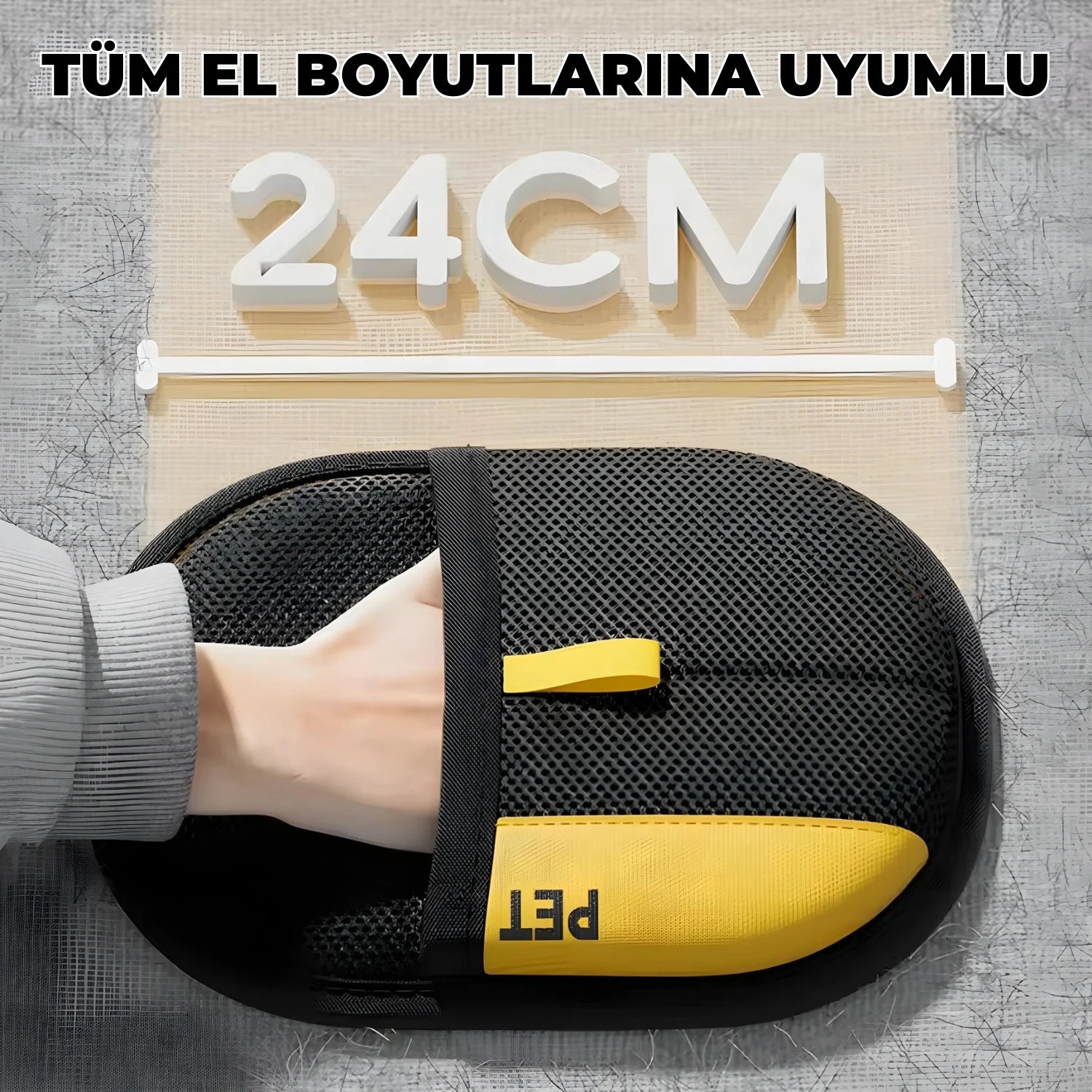 Sihirli Pati™ - Kedi Bakım ve Tüy Toplama Eldiveni
